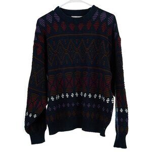 Vintage SATURDAYS Puffed Sleeve Knit Sweater Size Large